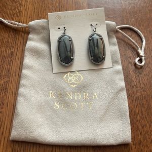 Gunmetal Kendra Scott earrings